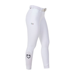 Damenreithose Equestro x FISE Full-Grip Weiß Weiß Damenreithose Equestro x FISE Full-Grip Weiß Weiß
