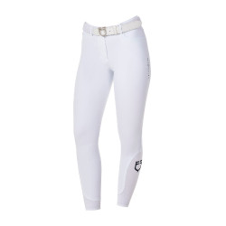 Damenreithose Equestro x FISE Full-Grip Weiß Weiß Damenreithose Equestro x FISE Full-Grip Weiß Weiß