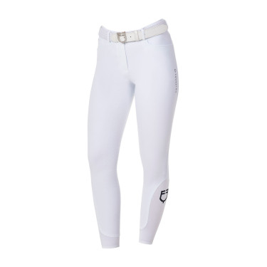 Damenreithose Equestro x FISE Full-Grip Weiß Weiß Damenreithose Equestro x FISE Full-Grip Weiß Weiß