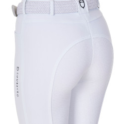 Damenreithose Equestro x FISE Full-Grip Weiß Weiß Damenreithose Equestro x FISE Full-Grip Weiß Weiß