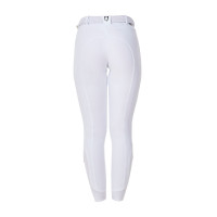 Damen-Reithose Equestro x FISE mit Kniegrip Marineblazer Marineblau