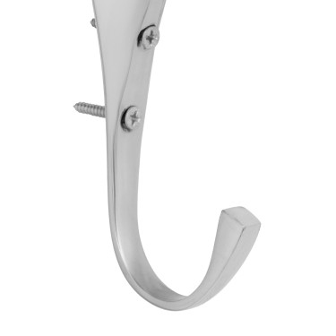 Supreme Trensenhalter aus massivem Messing Silber