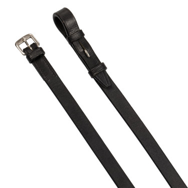 Doppelte Supreme-Dressurzügel Schwarz