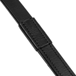 Doppelte Supreme-Dressurzügel Schwarz