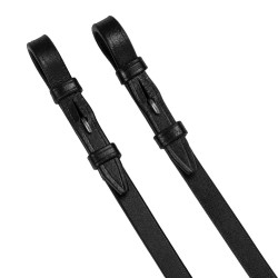 Doppelte Supreme-Dressurzügel Schwarz