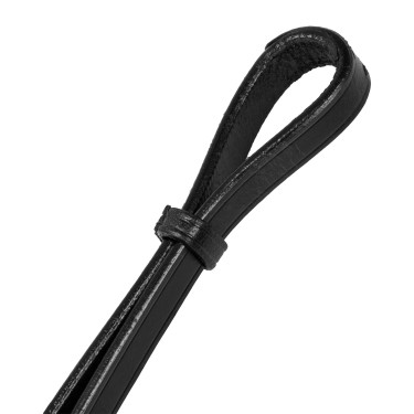 Doppelte Supreme-Dressurzügel Schwarz