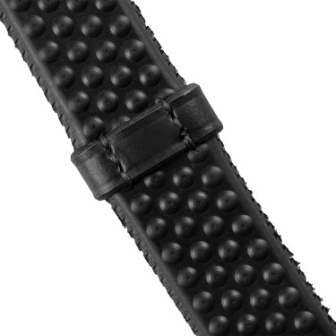 Equestro Eventa Gummizügel mit Stoppern Schwarz