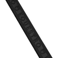 Equestro Zügel aus Leder und Gummi, violett, Fitting Schwarz