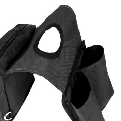 Western-Satteltasche Lakota für Sattelhorn Schwarz