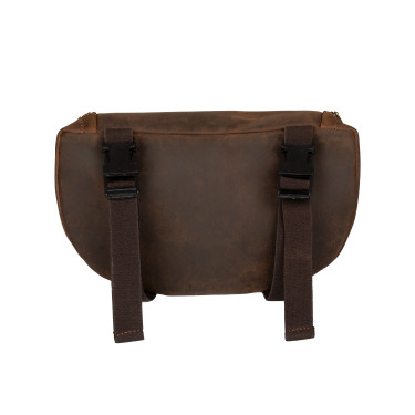 Pommel-Tasche aus Leder von Pool’s Braun