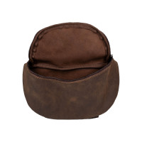 Pommel-Tasche aus Leder von Pool’s Braun