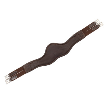 Anatomischer Equestro-Ledergurt Dunkelbraun