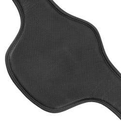 Equestro-Latzgurt aus Leder Schwarz