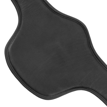 Equestro-Latzgurt aus Leder Schwarz