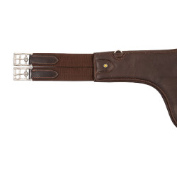 Equestro-Latzgurt aus Leder Dunkelbraun