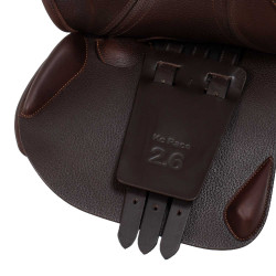 Spring-Sattel Acavallo Comfort Sublime KC Race 2.6 Dunkelbraun