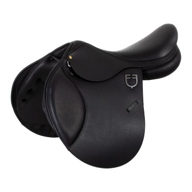 Spring-Sattel Equestro Evolution Pro Schwarz