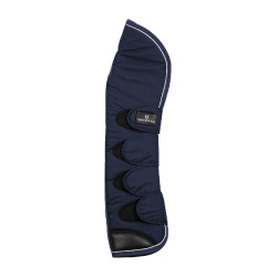 Transportgamaschen-Set und Schweifschoner Equestro mit Gummipatch Marine Marineblau