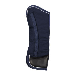 Transportgamaschen-Set und Schweifschoner Equestro mit Gummipatch Marine Marineblau