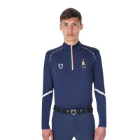 Herren-Trainingsunterzieher Equestro x FISE Marineblazer Marineblau