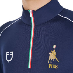 Herren-Trainingsunterzieher Equestro x FISE Marineblazer Marineblau