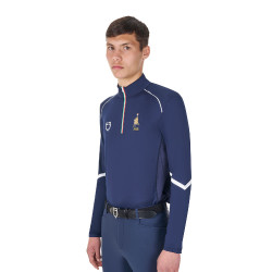 Herren-Trainingsunterzieher Equestro x FISE Marineblazer Marineblau