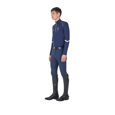 Herren-Trainingsunterzieher Equestro x FISE Marineblazer Marineblau