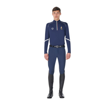 Herren-Trainingsunterzieher Equestro x FISE Marineblazer Marineblau