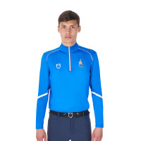 Herren-Trainingsunterzieher Equestro x FISE Marineblazer Marineblau Herren-Trainingsunterzieher Equestro x FISE Marineblazer Marineblau