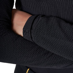 Unisex-Kinder-Baselayer Equestro aus Funktionsstoff Schwarz / schwarz