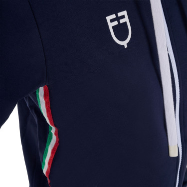 Damen-Kapuzenpullover Equestro x FISE Marineblazer Marineblau