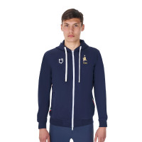 Herren-Hoodie Equestro x FISE Marineblazer Marineblau