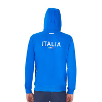 Herren-Hoodie Equestro x FISE Blau aus Savoyen