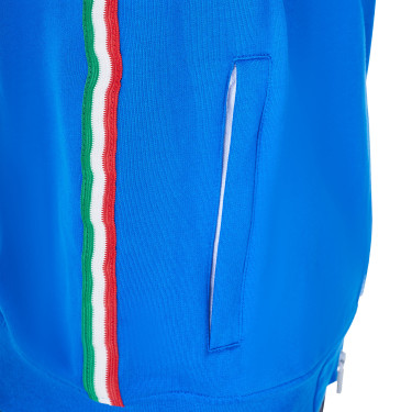 Herren-Hoodie Equestro x FISE Blau aus Savoyen