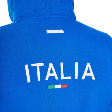 Herren-Hoodie Equestro x FISE Blau aus Savoyen