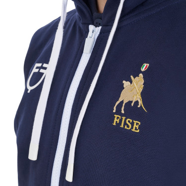 Unisex-Kindersweatshirt Equestro x FISE Marineblazer Marineblau
