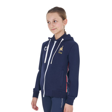 Unisex-Kindersweatshirt Equestro x FISE Marineblazer Marineblau