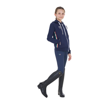 Unisex-Kindersweatshirt Equestro x FISE Marineblazer Marineblau