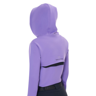 Damen-Sweatshirt Equestro mit Ausschnitten Unendliches Violett