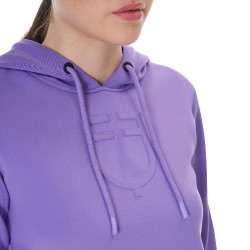 Damen-Sweatshirt Equestro mit Ausschnitten Unendliches Violett
