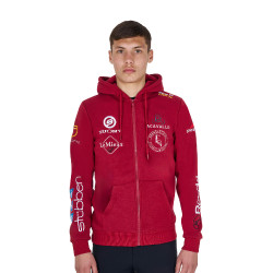 Herren-Hoodie Equestro mit Multi-Logo Roller Beige