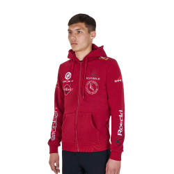 Herren-Hoodie Equestro mit Multi-Logo Roller Beige