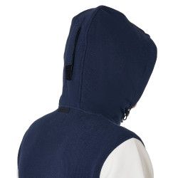 Herren-Sweatshirt Equestro Institutional zweifarbig mit Frontreißverschluss Marineblazer / Antikweiß Marineblau Herren-Sweatshirt Equestro Institutional zweifarbig mit Frontreißverschluss Marineblazer / Antikweiß Marineblau