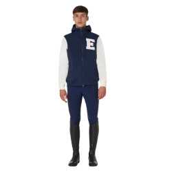 Herren-Sweatshirt Equestro Institutional zweifarbig mit Frontreißverschluss Marineblazer / Antikweiß Marineblau Herren-Sweatshirt Equestro Institutional zweifarbig mit Frontreißverschluss Marineblazer / Antikweiß Marineblau