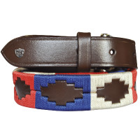 Gürtel Flags & Cup Chukka Braun / Blau / Rot Gürtel Flags & Cup Chukka Braun / Blau / Rot