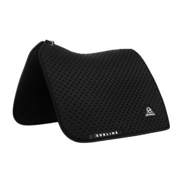 Acavallo Dressurschabracke Sublime aus gepunktetem Technostoff Schwarz