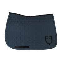 Equestro Dressurschabracke mit Würfelsteppung Marine Marineblau