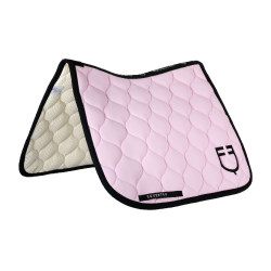 Equestro Dressurschabracke mit Zwiebelsteppung Orchideenstrauß Rosa