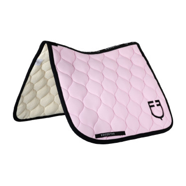 Equestro Dressurschabracke mit Zwiebelsteppung Orchideenstrauß Rosa