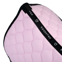 Equestro Dressurschabracke mit Zwiebelsteppung Orchideenstrauß Rosa